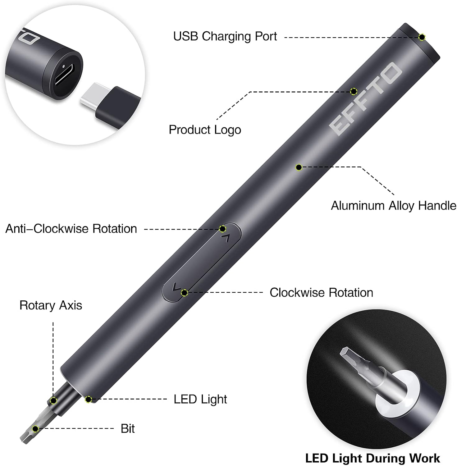 Small Electric Screwdriver 170rpm Multi-function