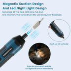 Cordless Electric Screwdriver 1300mah Multi-function