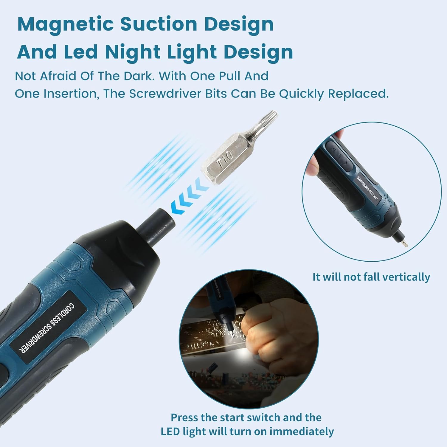 Cordless Electric Screwdriver 1300mah Multi-function