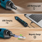Cordless Electric Screwdriver 1300mah Multi-function